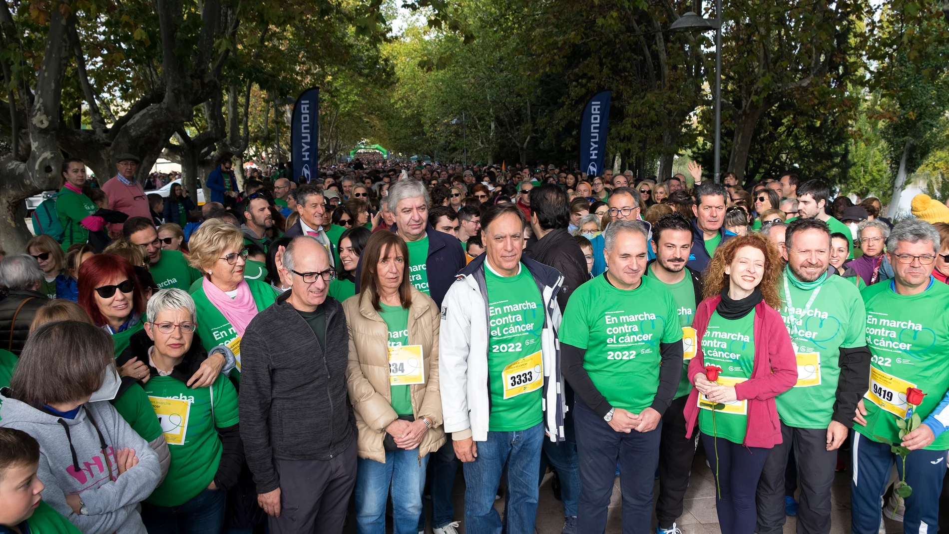 Celebración de la Marcha Contra el Cáncer en Salamanca