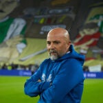 Jorge Sampaoli en el partido contra el Betis