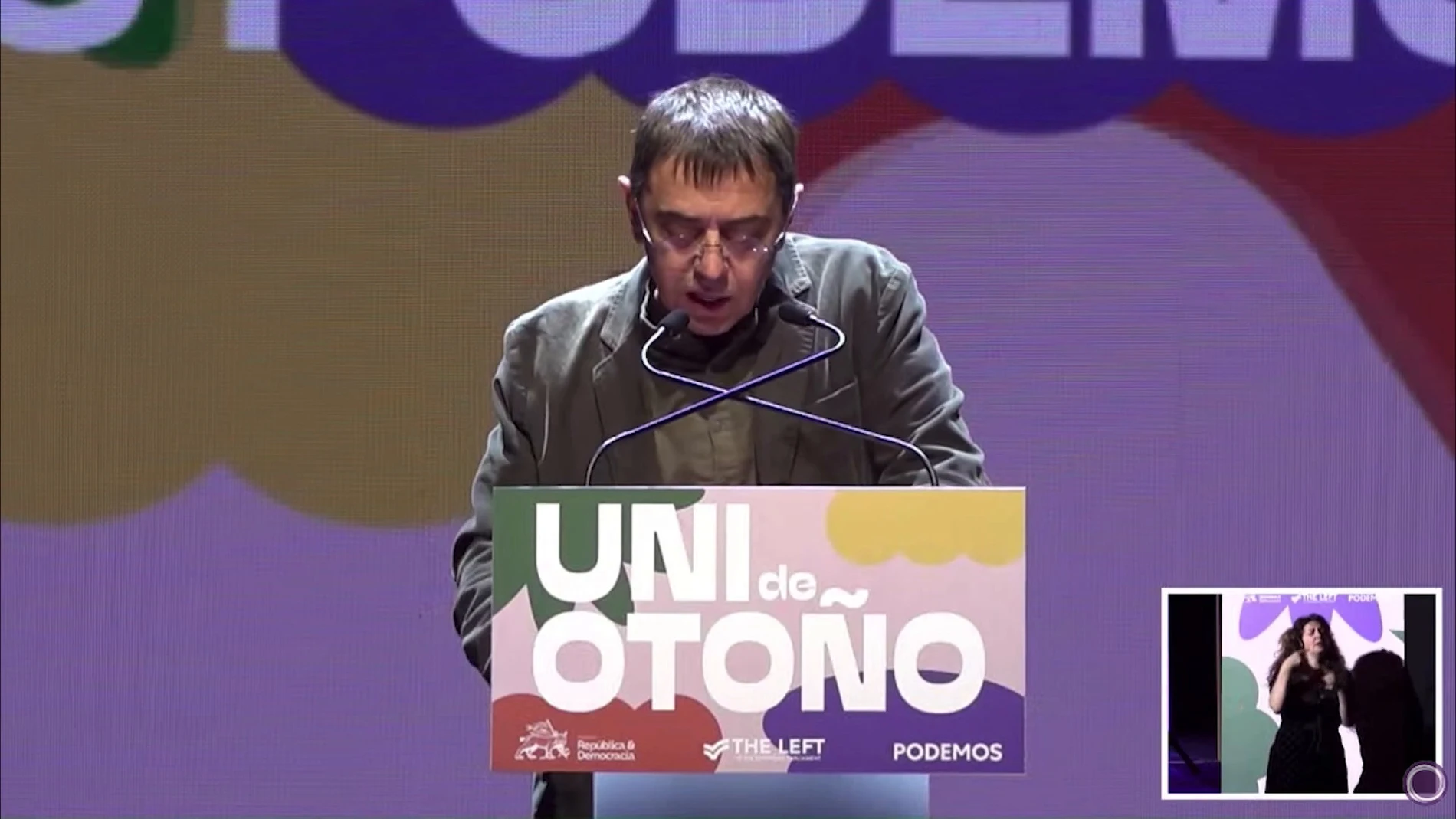 Monedero acusa a la vicepresidenta de “ceder” a la presión de “los poderosos” para “gustar” en temas como el CGPJ o la guerra en Ucrania