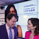 Mañueco y Ayuso, hoy en Madrid.JCYL07/11/2022