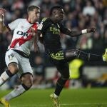 Vinicius y Lejeune, en el Rayo Vallecano-Real Madrid de LaLiga