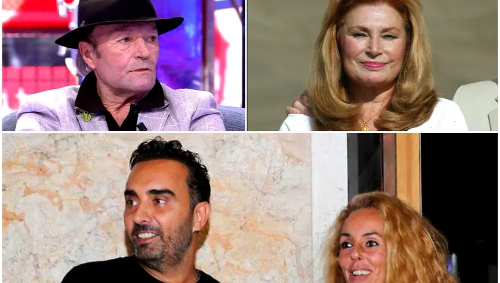 Amador Mohedano, Rocío Jurado, Fidel Albiac y Rocío Carrasco