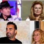 Amador Mohedano, Rocío Jurado, Fidel Albiac y Rocío Carrasco