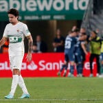 Álex Collado con el Elche. EFE/Manuel Lorenzo