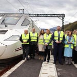 La ministra de Transportes visita la Variante de Pajares