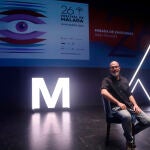 Presentación del cartel oficial del 26 Festival de Málaga, en la imagen el autor de dicho cartel, Adán Miranda