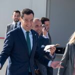 El presidente de la Junta de Andalucía, Juanma Moreno
