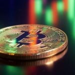 Representación física de un bitcoin