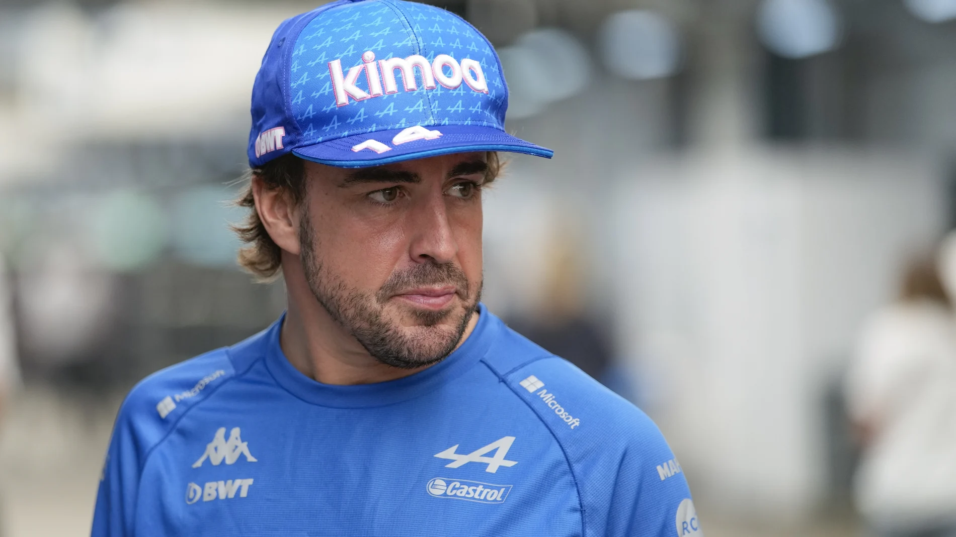 Fernando Alonso, en el Gran Premio de Sao Paulo