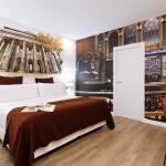 Vista de la habitación 236 del Hotel Mayorazgo, denominada «La de La Bolsa»