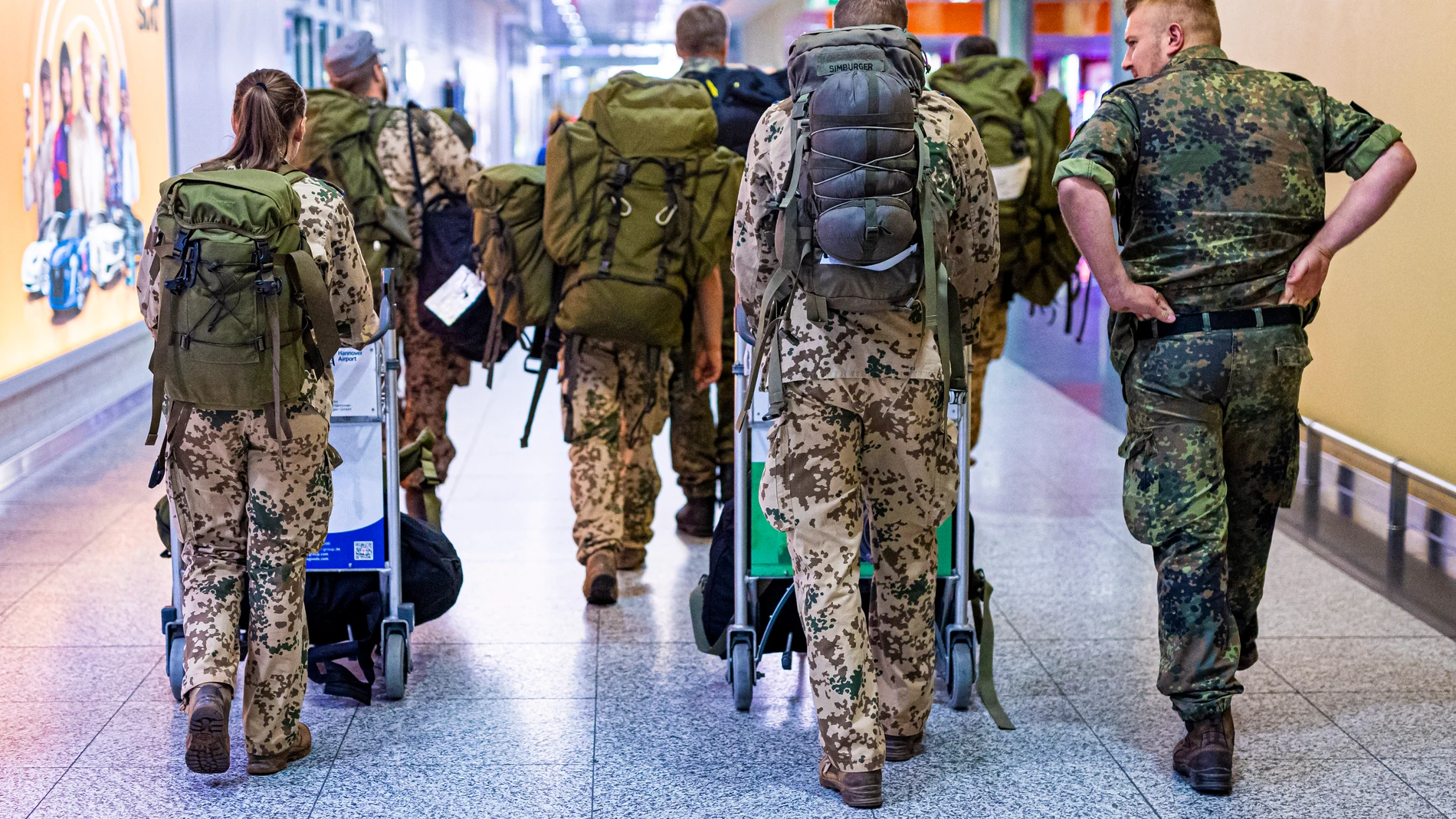 Soldados alemanes en una imagen de archivo