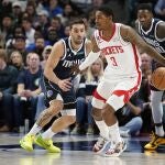 Campazzo, en el único partido que ha jugado más de 15 minutos esta temporada. Fue ante los Rockets