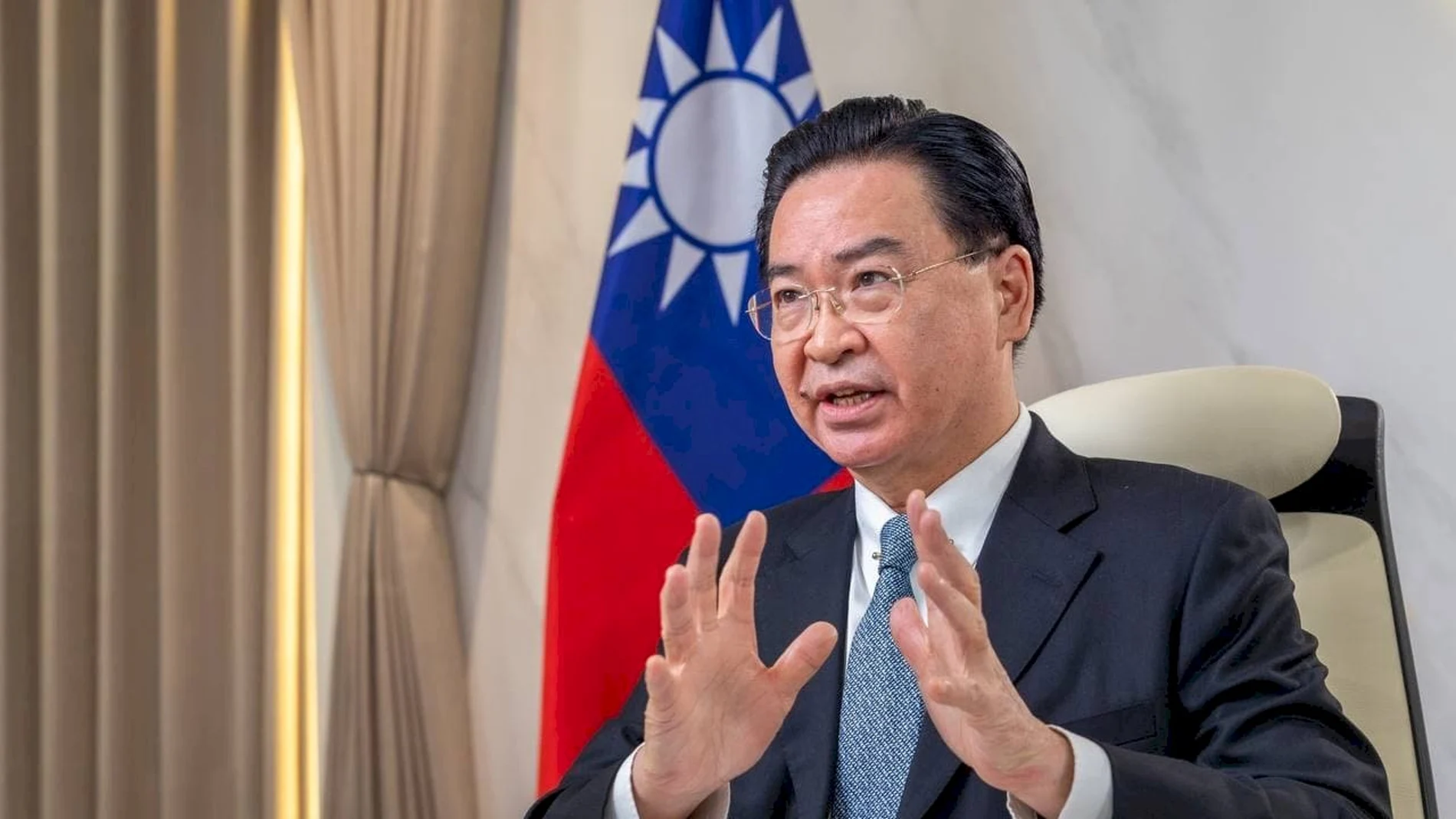 El ministro de Exteriores de Taiwán, Joseph Wu