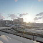 Vista panorámica de la Estación Madrid - Chamartín Clara Campoamor