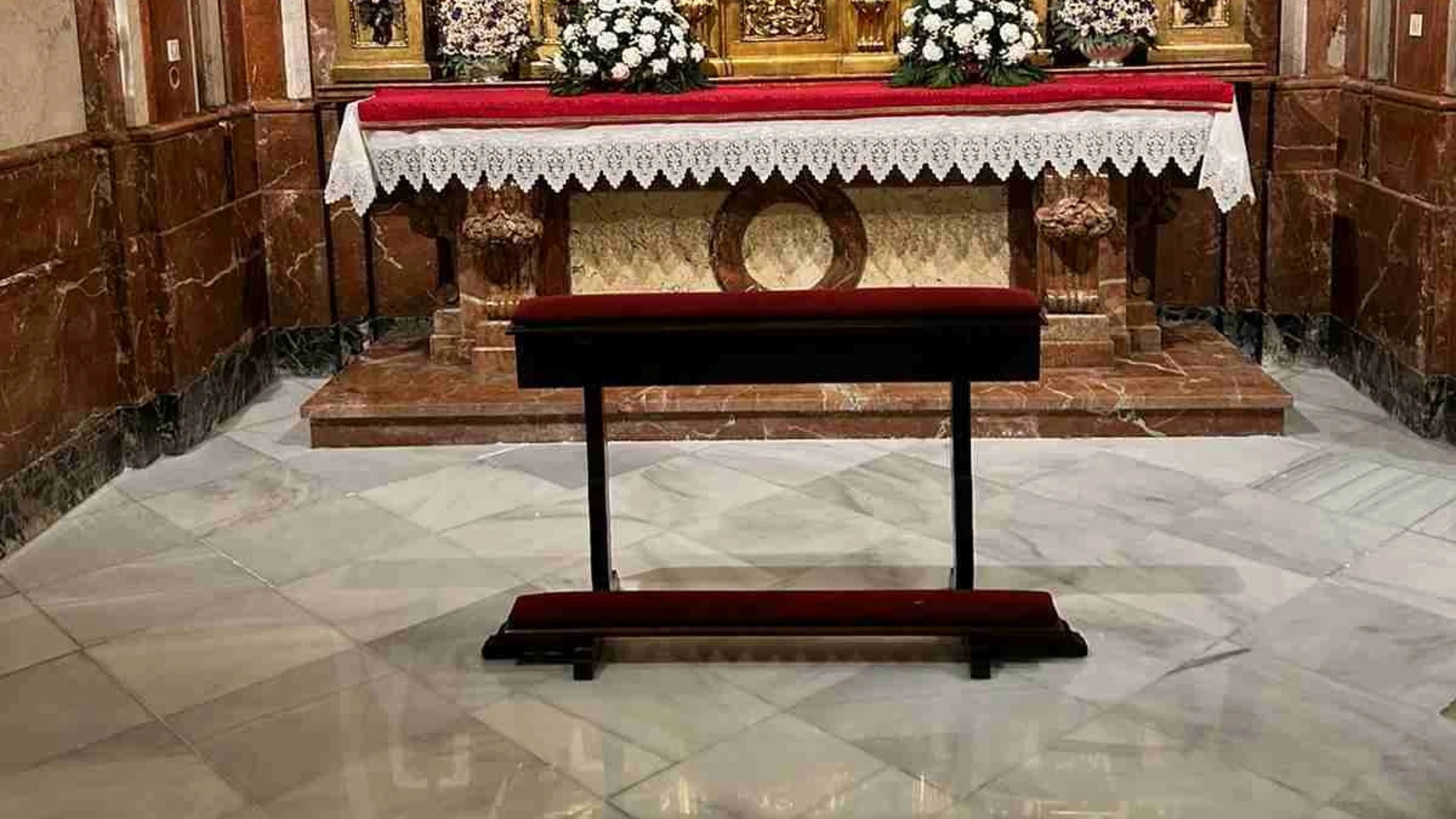 Capilla de San José de la basílica de la Macarena, donde se encontraba sepultado Queipo de Llano