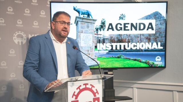 El alcalde de Mérida, Antonio Rodríguez Osuna