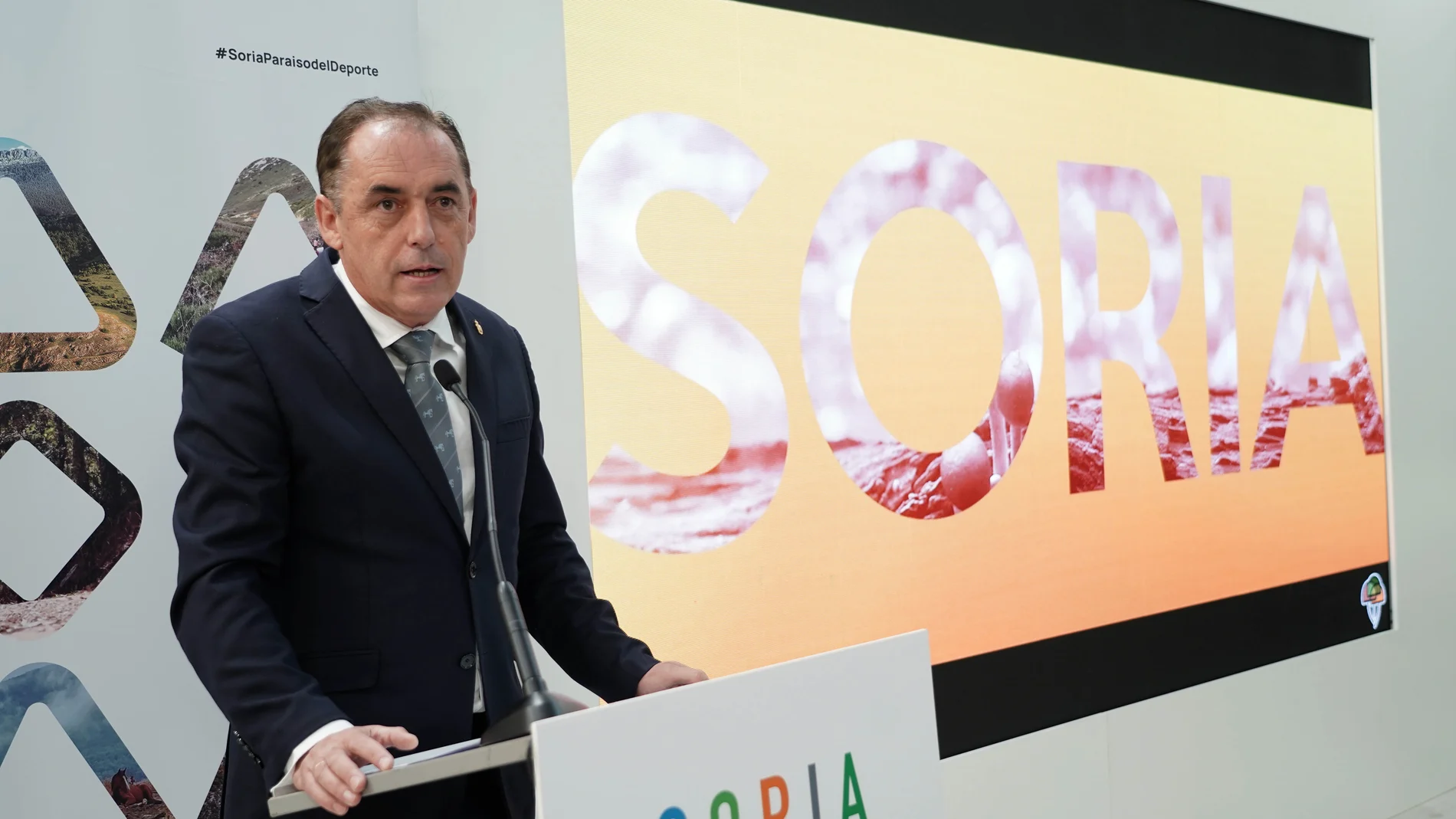 El presidente del PP de Soria, Benito Serrano