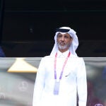 Giovanni Infantino durante el encuentro entre Argentina y Arabia Saudí
