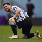 Leo Messi con Argentina.