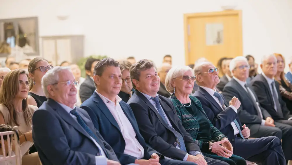 La familia Domingo durante la Gala.