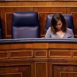 Irene Montero e Ione Belarra en el pleno del Congreso de los Diputados