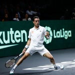 Roberto Bautista, en el fondo de la pista del Martín Carpena