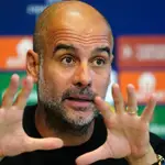 Pep Guardiola, técnico del Manchester City.