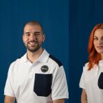 Pablo Álvarez Fernández (izquierda) y Sara García Alonso (derecha) son las candidaturas españolas seleccionadas como astronautas de la agencia espacial europea