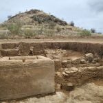 La fuente romana hallada en las excavaciones de Mellaria, en Fuente Obejuna