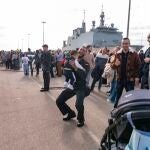 Llegada de la fragata 'Numancia' a la Base de Rota
