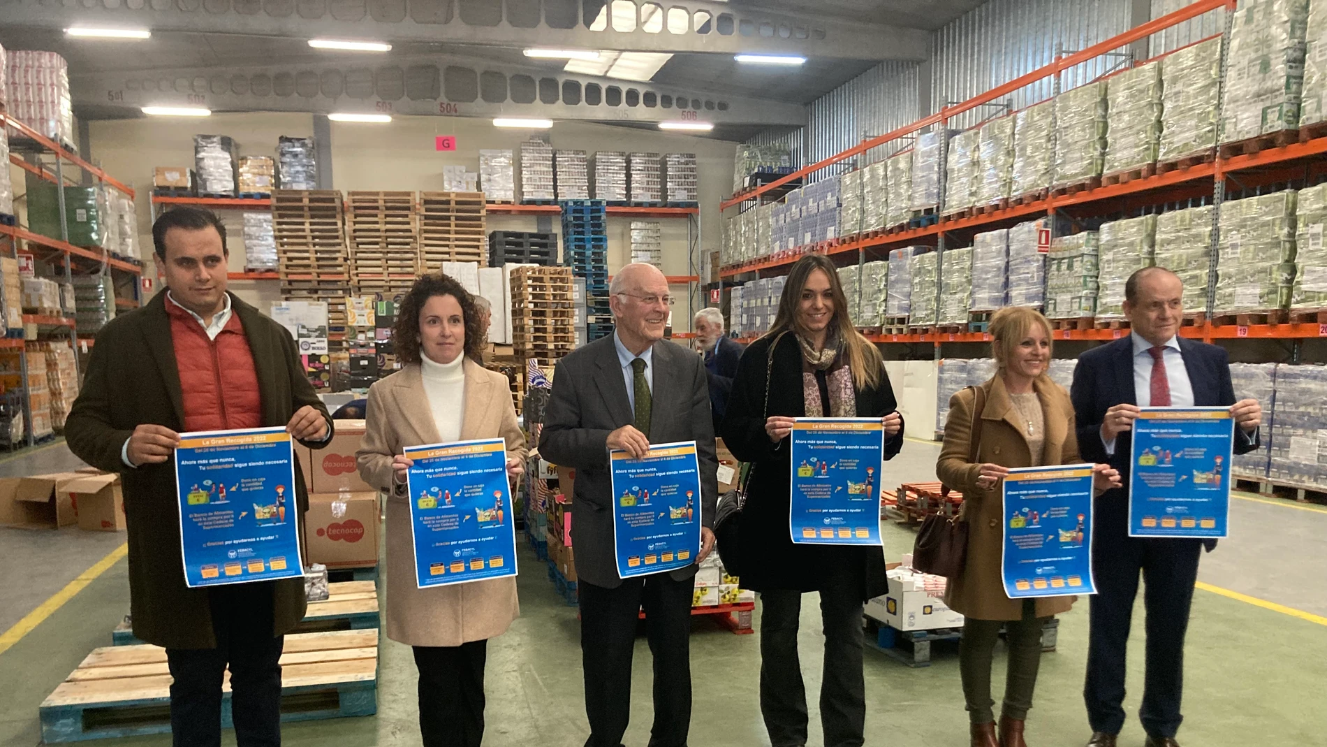 David Tapia, de Lupa (i), Laura del Palacio, Mercadona, Jesús Mediavilla, Paula Bayón, de Carrefour, Judith Martínez, de Lupa, y José Antonio Lobato, El Corte Inglés.