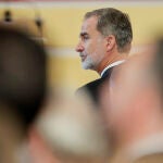 El Rey Felipe VI durante la ceremonia de entrega de la trigésima cuarta edición de los Premios Rei Jaume I