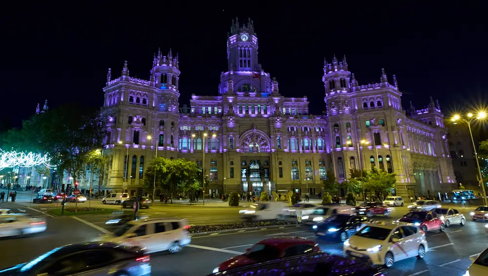 Vista del Ayuntamiento de Madrid