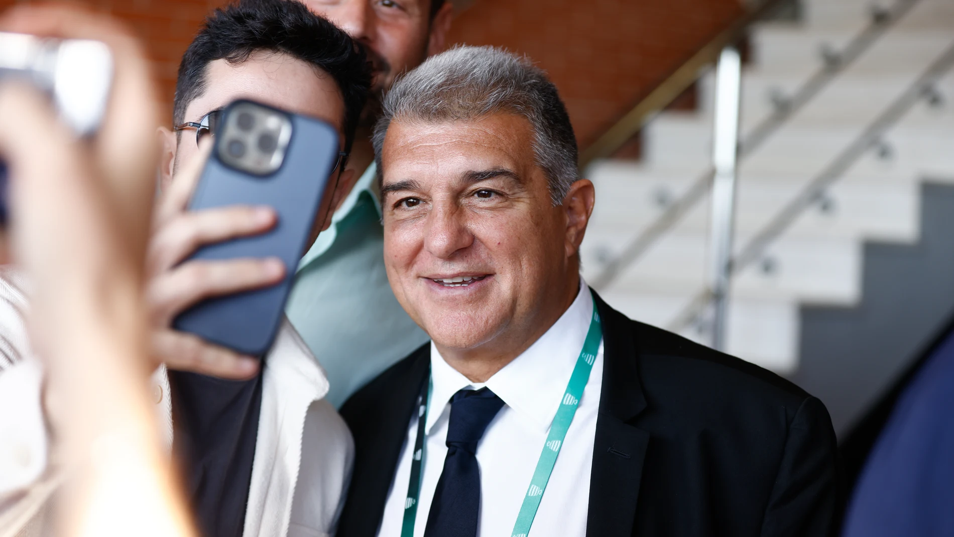 Joan Laporta, durante un evento
