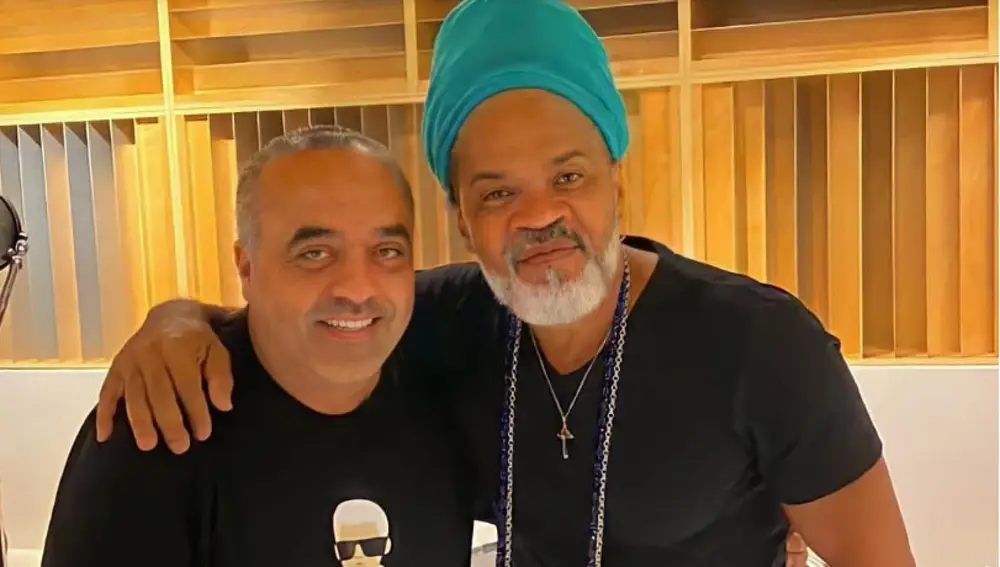 Chico con Carlinhos Brown