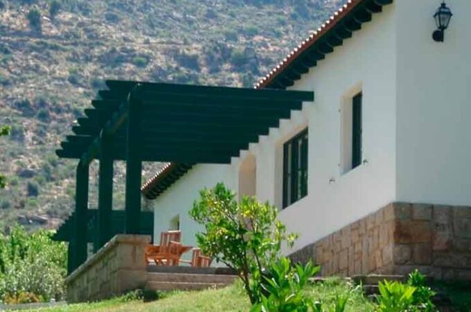 Una de las casas representativas de Aldeaduero.