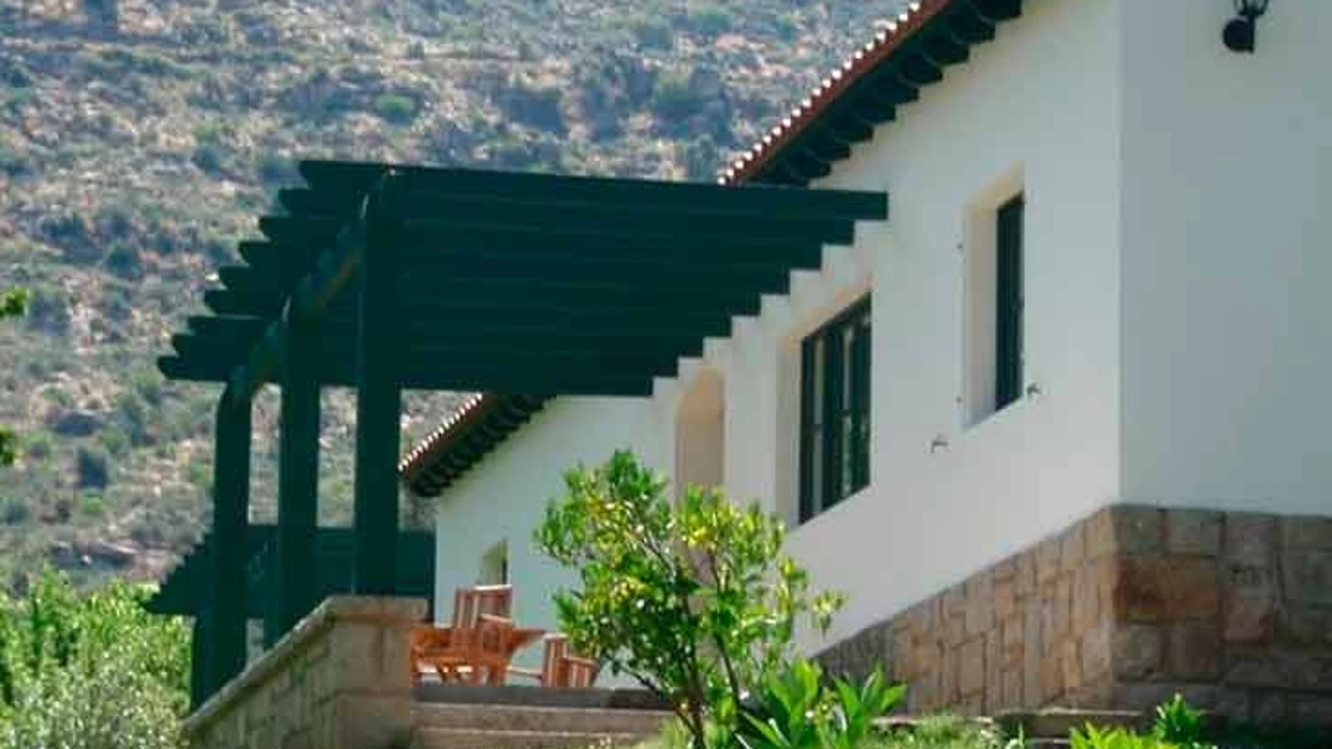 Una de las casas representativas de Aldeaduero.