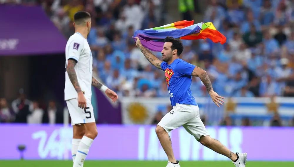El espontáneo del Portugal - Uruguay