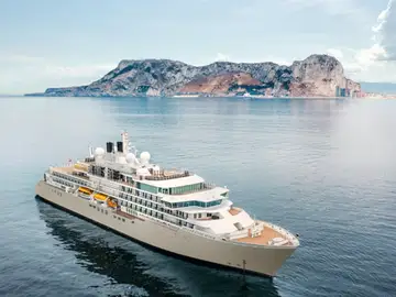 El último buque de Silversea. El último buque de Silversea.