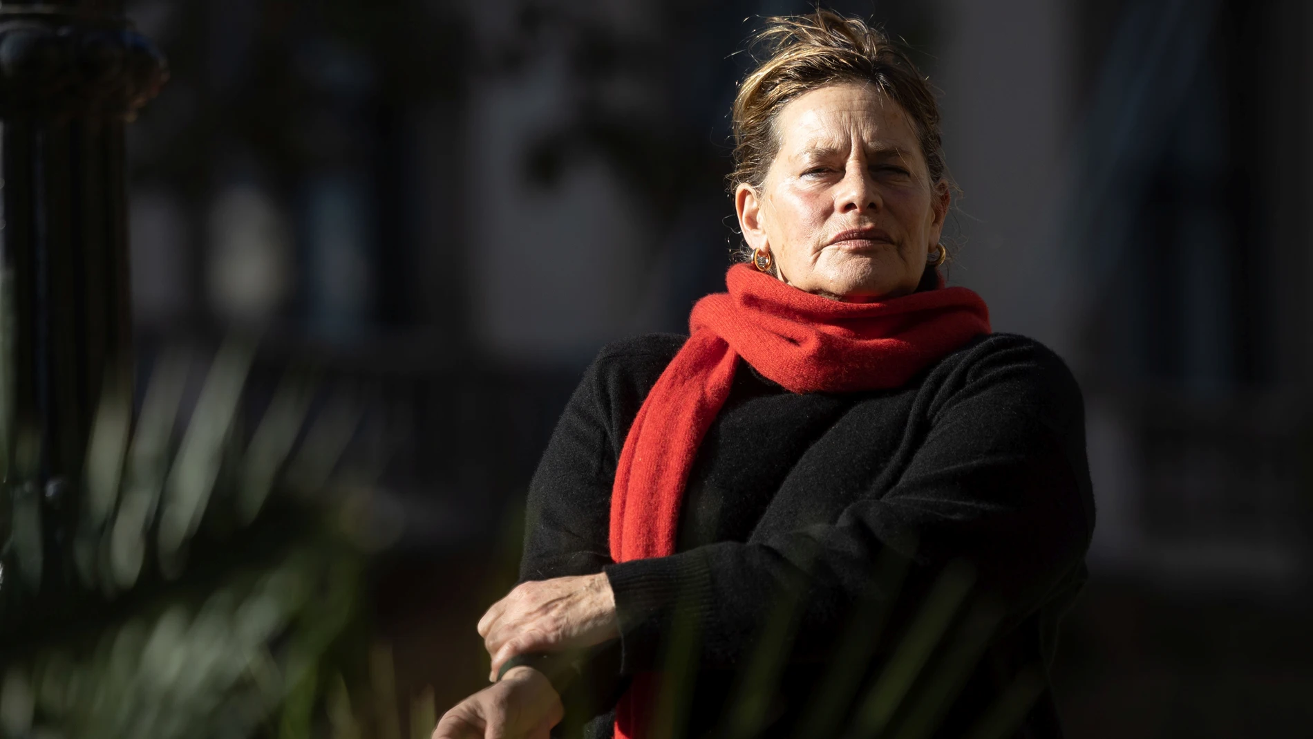 La escritora Deborah Levy, ayer, en Barcelona