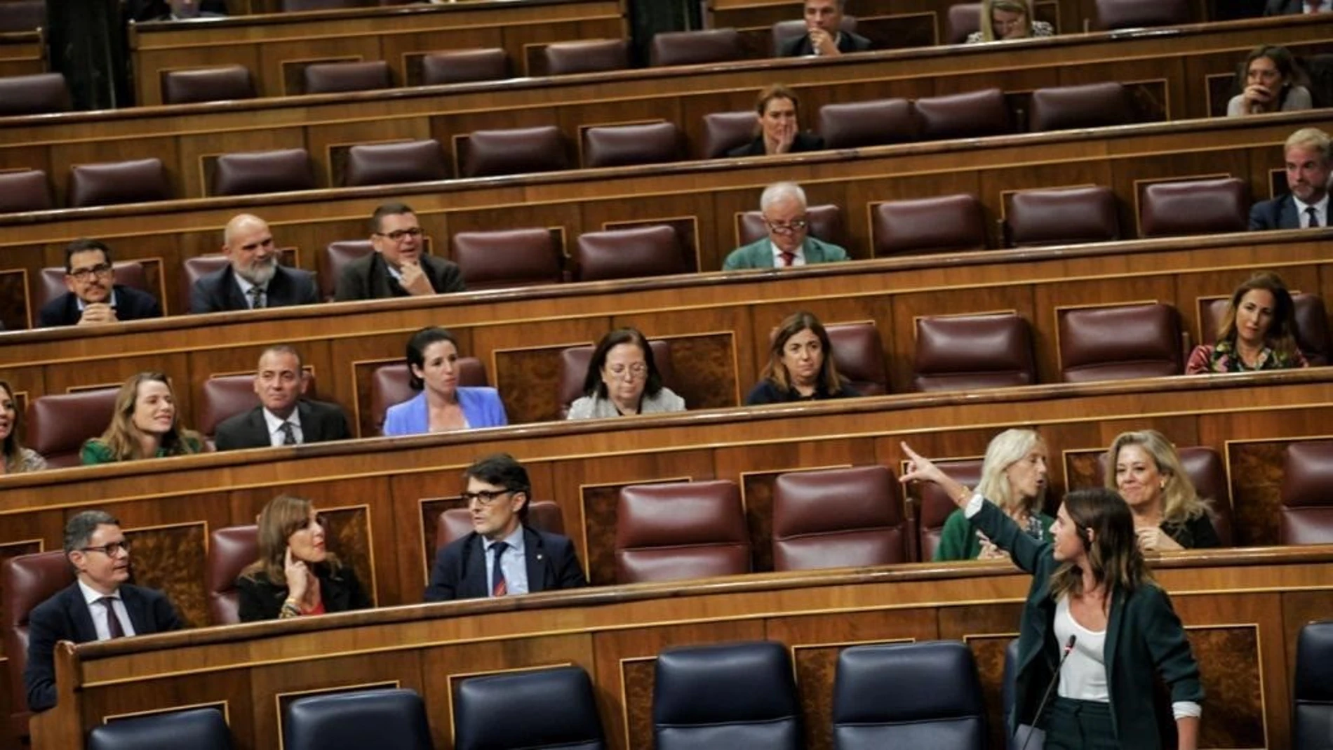 La ministra de Igualdad, Irene Montero, en el Congreso de los Diputados, en una foto de archivo