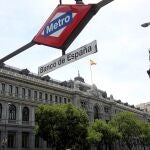 La fachada del Banco de España