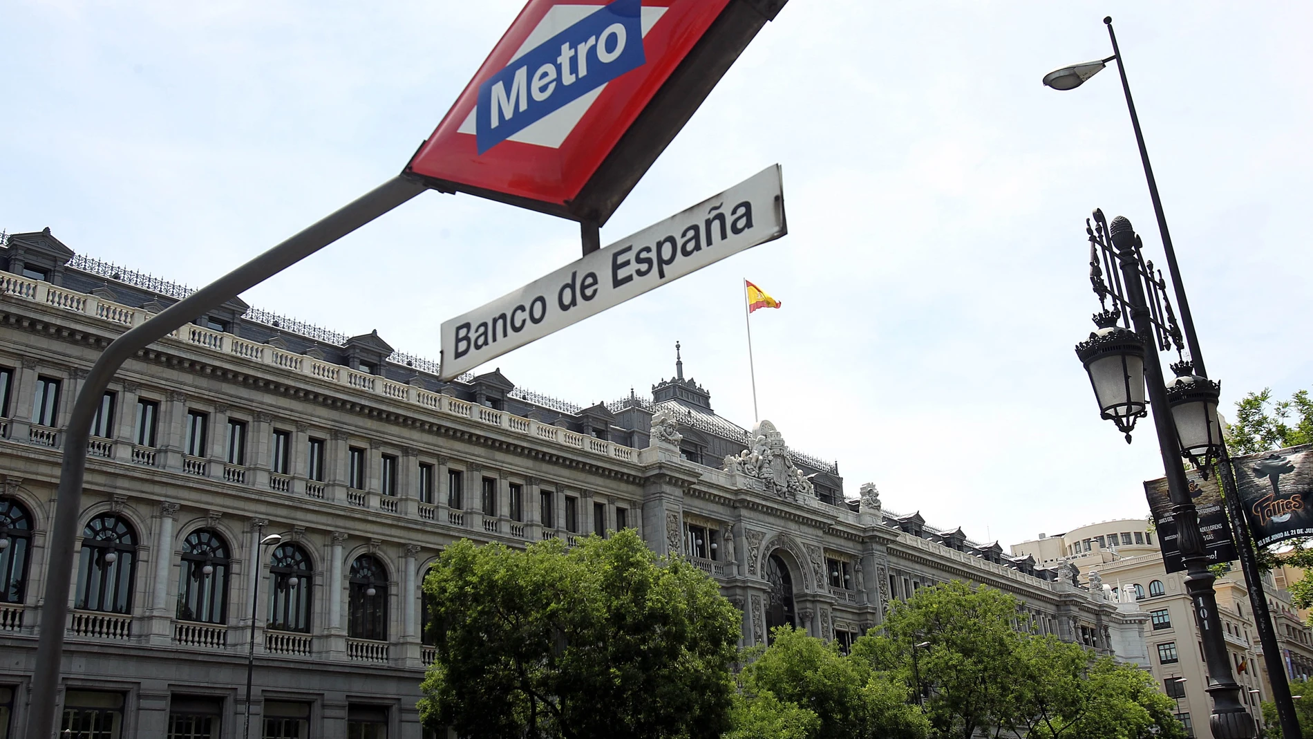 La fachada del Banco de España