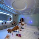 Las habitaciones recuerdan a una cápsula