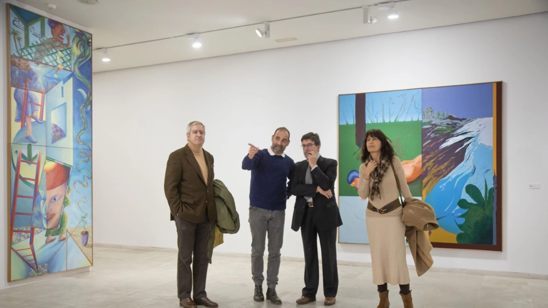 La concejala Ana Redondo presenta la nueva exposición en el Museo Patio Herreriano
