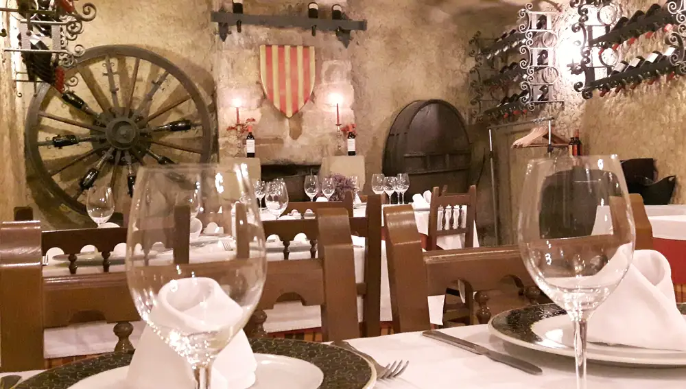 Salón rústico
