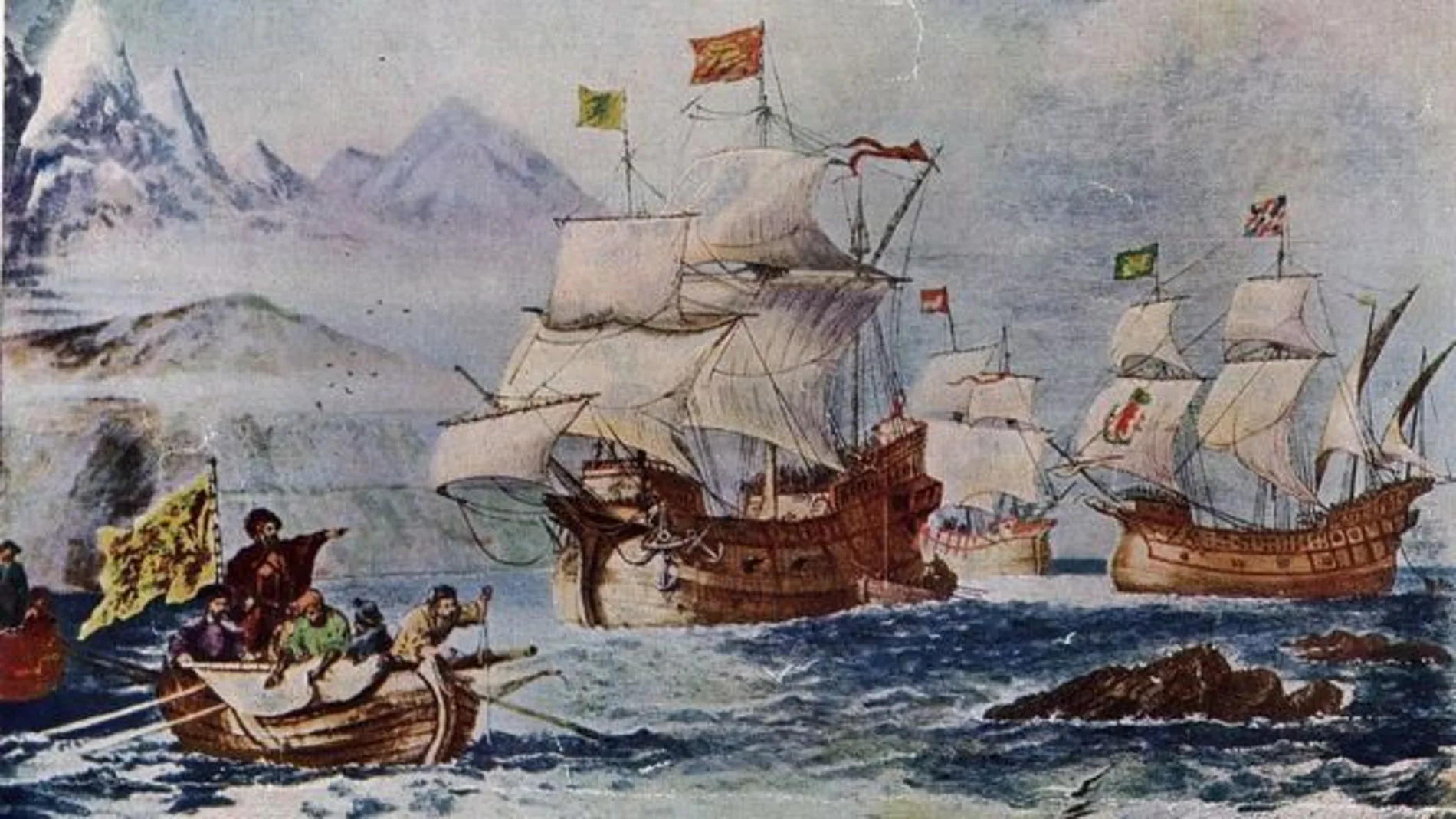 Recreación de la expedición Magallanes-Elcano de 1519-1522