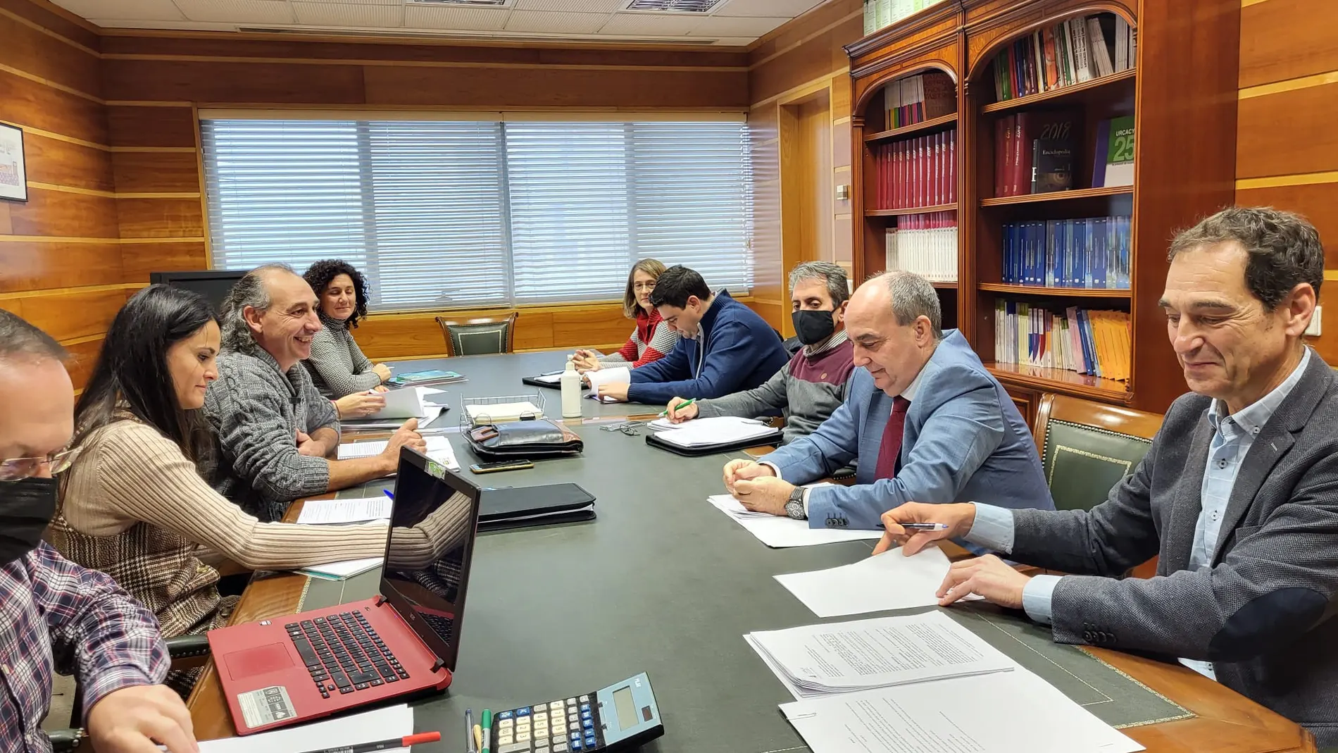 El viceconsejero de Política Agraria Comunitaria y Desarrollo Rural, Juan Pedro Medina, se reúne con las organizaciones agrarias