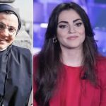 Sor Cristina, antes, como monja, y ahora