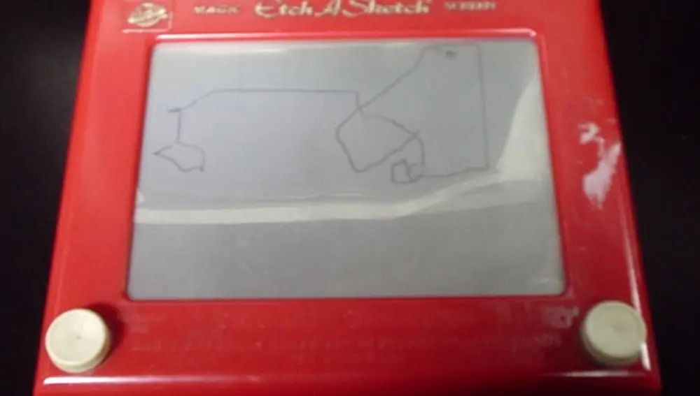 Pizarra mágica de “Etch-a-Sketch"